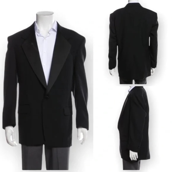 Pierre Balmain Tuxedo Jacket size 44S - Picture 1 of 11